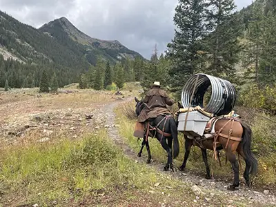 Land reclamation in Durango, Colorado